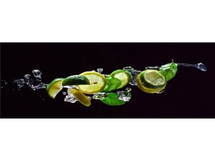 37989 fototapeta samolepici do kuchyne limetka a citron