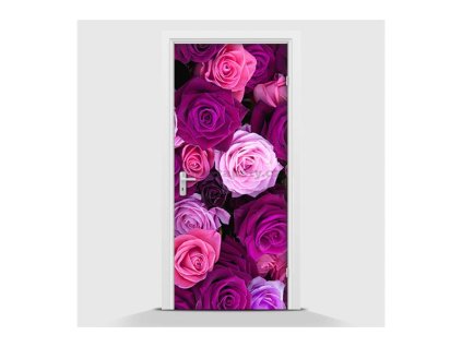 39534 fototapeta samolepici dverni ruze barevna 95 x 210 cm matna