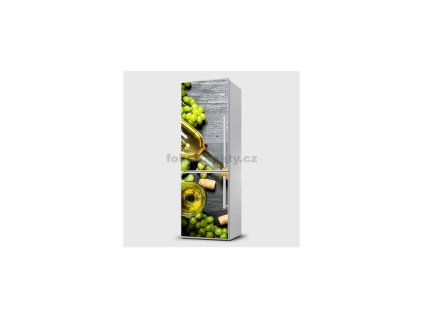 36240 fototapeta samolepici na lednice bile vino