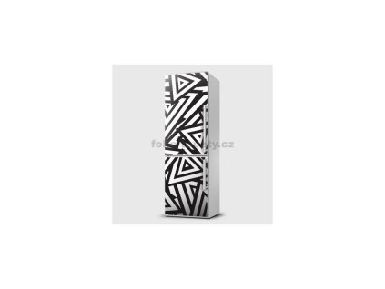 35751 fototapeta samolepici na lednice design bilo cerny