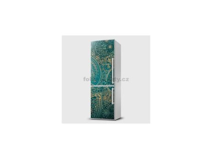 36045 fototapeta samolepici na lednice design tyrkysovy
