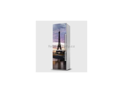 36051 fototapeta samolepici na lednice eiffelova vez