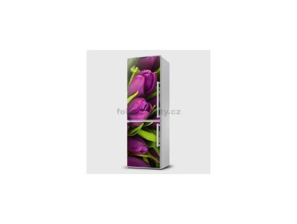 37617 fototapeta samolepici na lednice tulipany