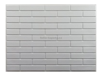 32526 5 3d pvc obkladovy panel cihla mala bila