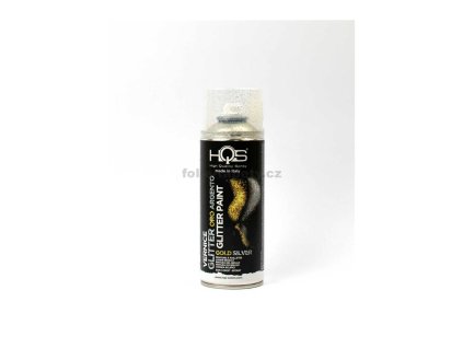45513 hqs barva ve spreji glitry cerne 400ml