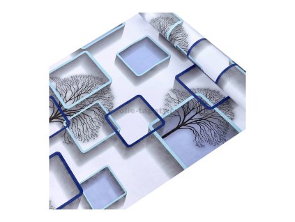 46182 samolepici folie stromy modre 45 cm x 10 m