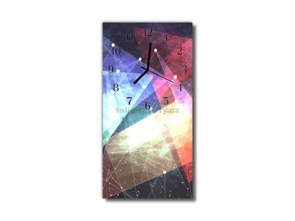Nástěnné hodiny obrazové na skle - Design