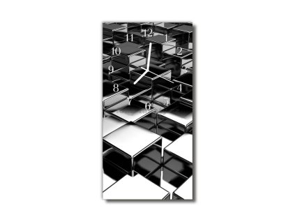 Nástěnné hodiny obrazové na skle - Design I