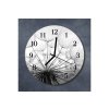 Nástěnné hodiny obrazové na skle - Pampeliška