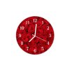 Nástěnné hodiny obrazové na skle - Růže červené