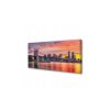 46746 obraz na platne zapad slunce ve meste 100 x 50 cm