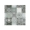 Samolepící fólie Gekkofix Azulejos kachličky šedé tmavé šíře 45cm