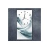 Nástěnné hodiny obrazové na skle - Abstrakt