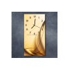 Nástěnné hodiny obrazové na skle - Abstrakt