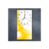 Nástěnné hodiny obrazové na skle - Abstrakt