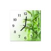Nástěnné hodiny obrazové na skle - Bambus