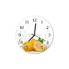 Nástěnné hodiny obrazové na skle - Citrony