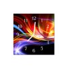 Nástěnné hodiny obrazové na skle - Design barevný III