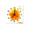 Nástěnné hodiny obrazové na skle - Gerbera