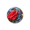 Nástěnné hodiny obrazové na skle - Chilli