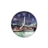 Nástěnné hodiny obrazové na skle - Most do města