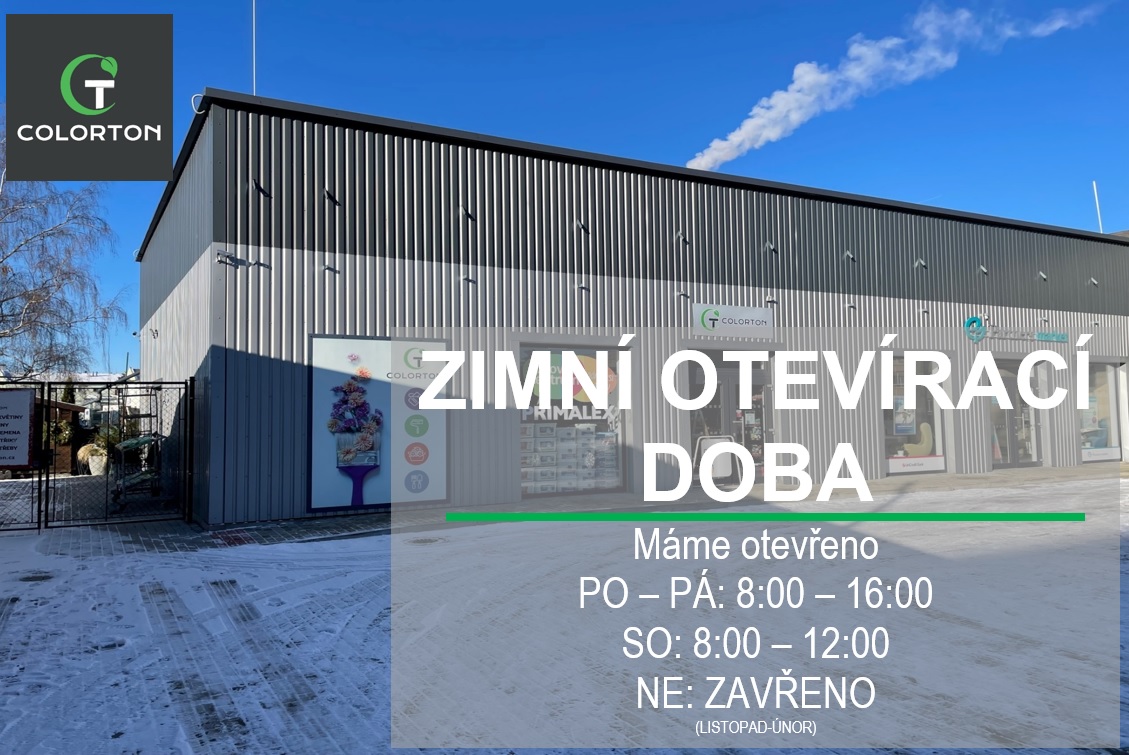 ZIMNÍ OTEVÍRACÍ DOBA
