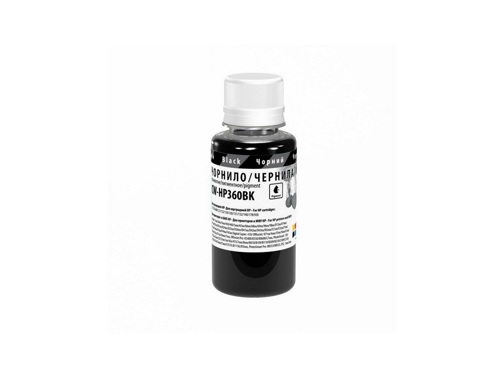 Atrament ColorWay pre HP 932/950 black  (po expirácii), pigment - 100ml