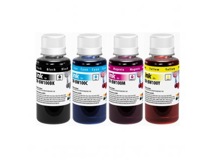 Atrament BROTHER multipack 4x100ml - dyebased (CW-BW100SET01)