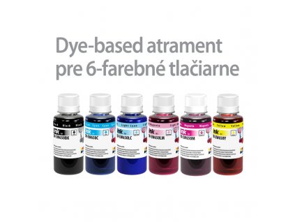 Atrament EPSON 6x100ml - dyebased