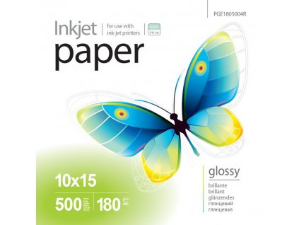 Photo paper PrintPro high glossy 180 g/m², 10х15, 500 sht (PGE1805004R)