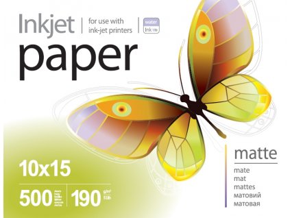 Fotopapier PrintPro matný 190g/m²,500ks,10x15