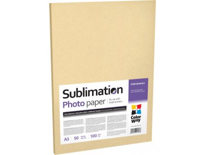 Photo paper ColorWay matte sublimation 100 g/m², A4, 50 sht (PSM100050A4)