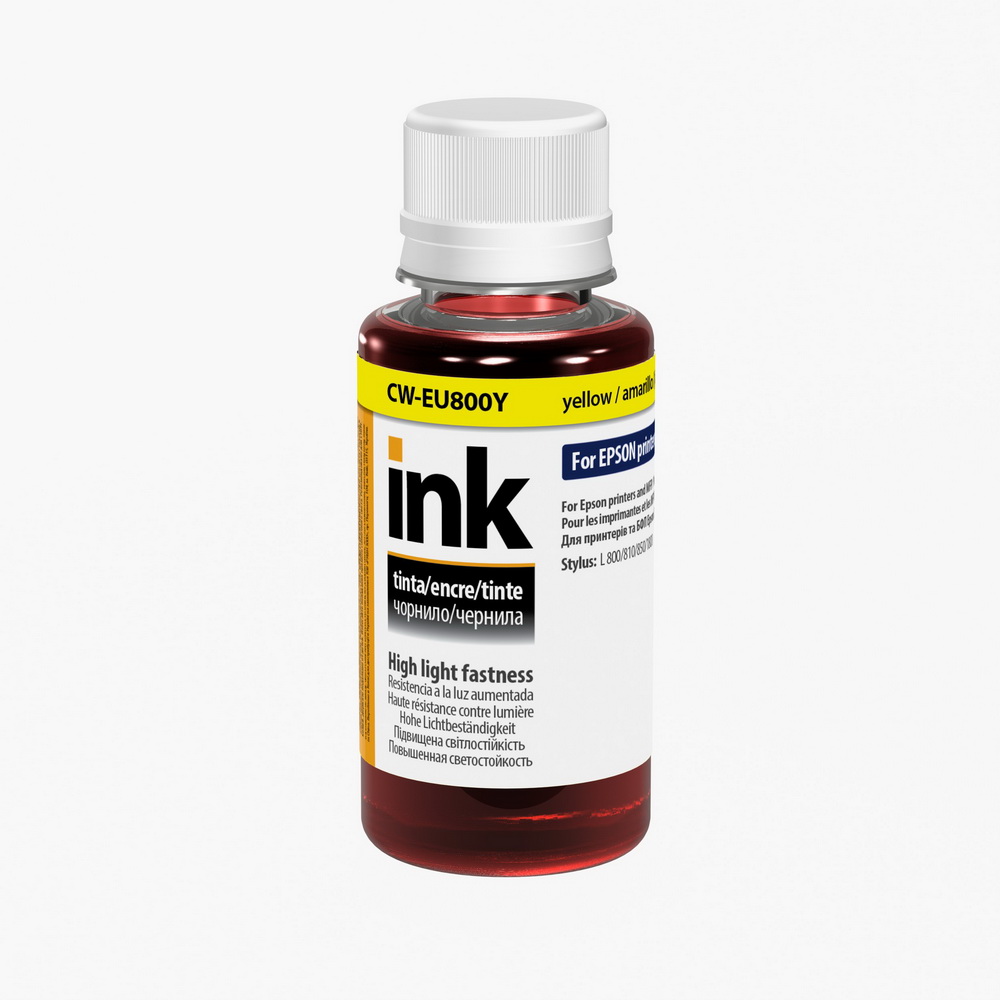 ColorWay Atrament Epson UV odolný 100ml - yellow (pre 6-farebné tlačiarne)