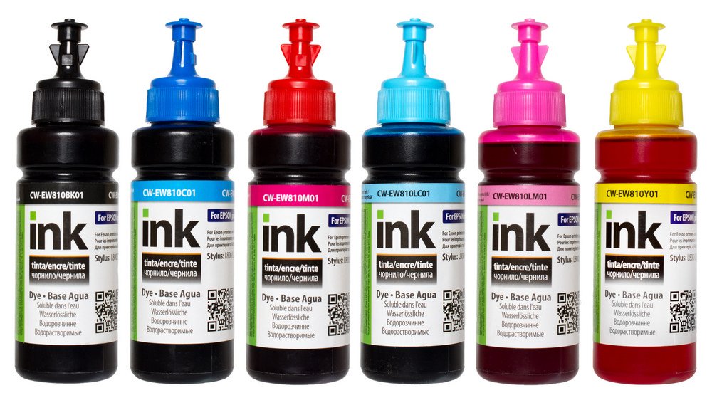 ColorWay Atrament EPSON 6x100ml - L-séria (L800/L1800)