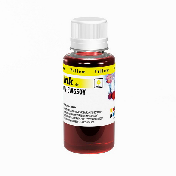 ColorWay Atrament Epson Yellow - 100ml (pre 6-farebné tlačiarne)