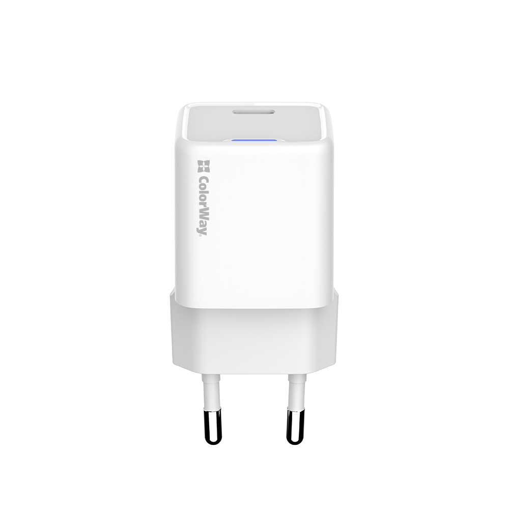 ColorWay AC nabíjačka GaN Mini 35W PD Port PPS USB-C biela (CW-CHS056PD-WT)
