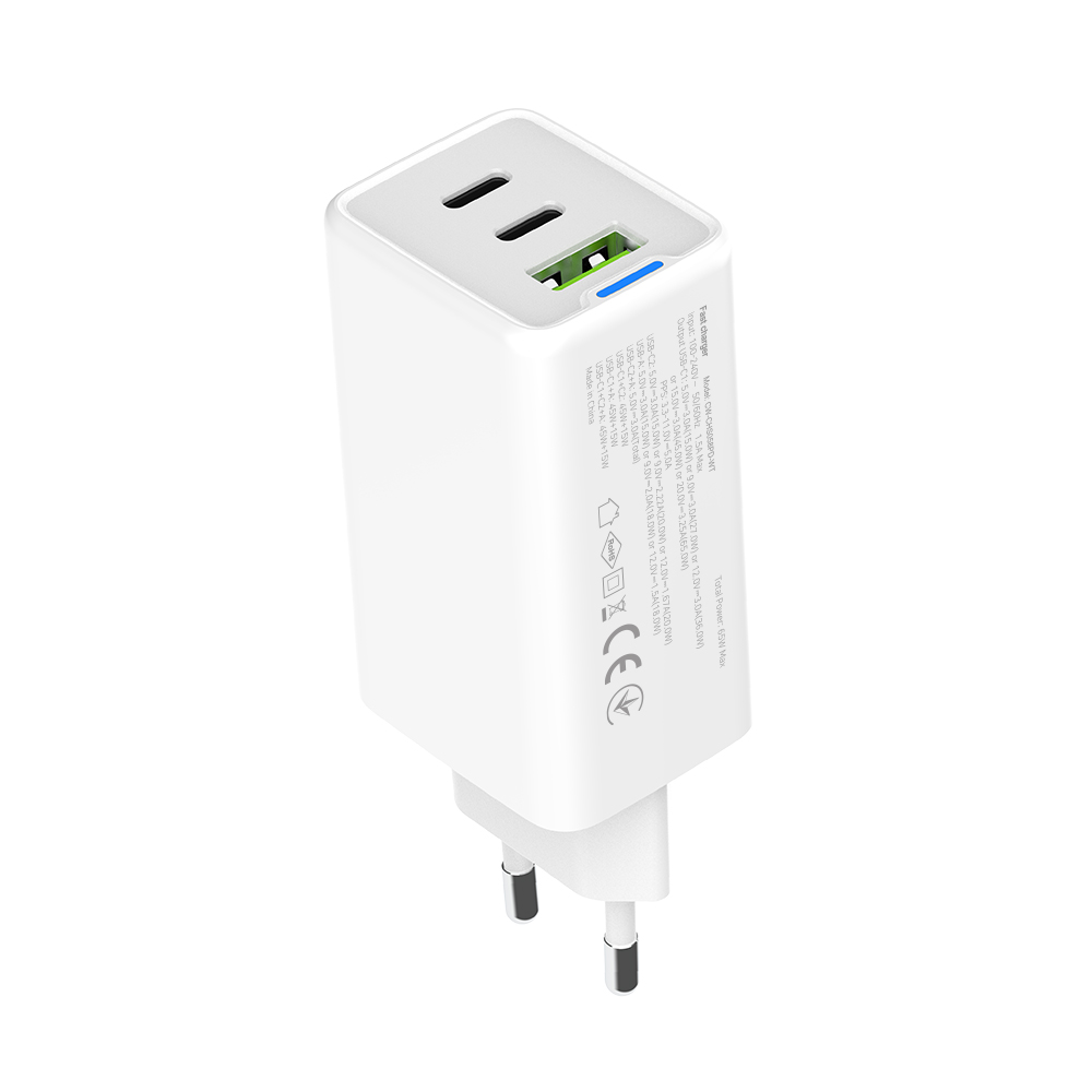 ColorWay AC nabíjačka GaN Mini 65W PD Port PPS USB (USB-2C1A) biela (CW-CHS058PD-WT)
