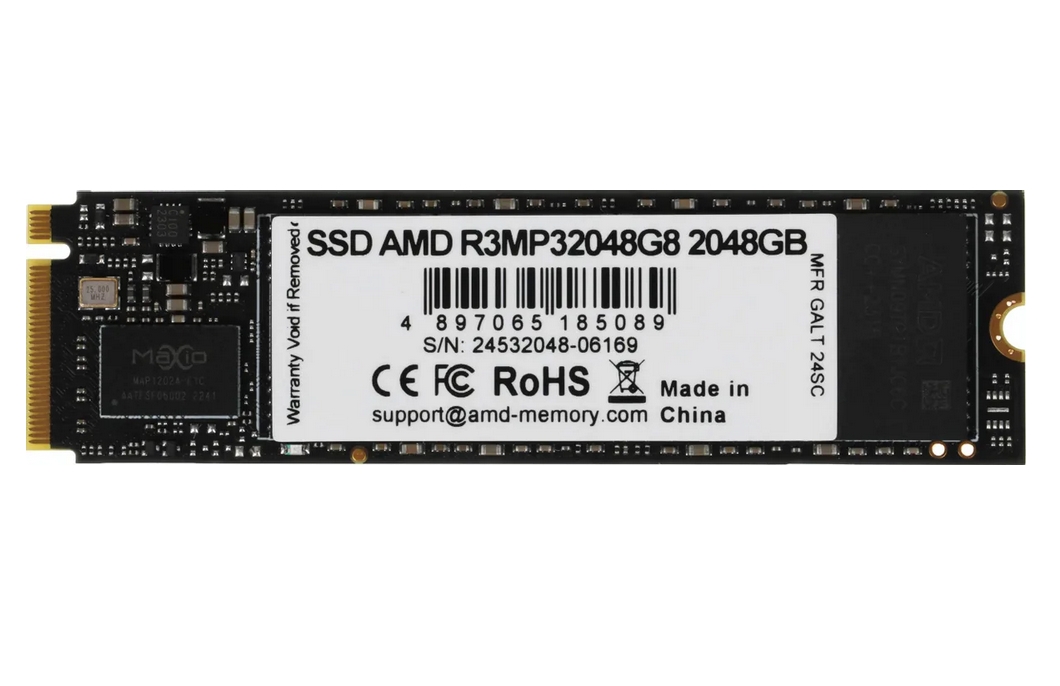AMD Radeon M.2 PCIe 3.0 2280 2048GB, Retail (R3MP32048G8)