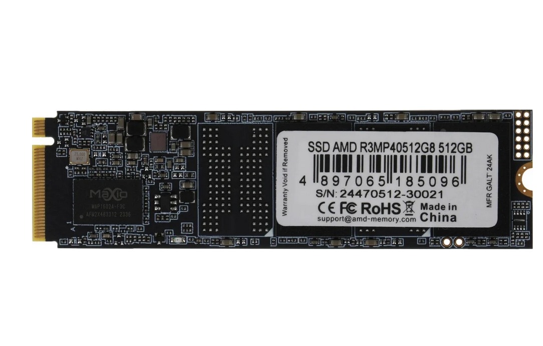 AMD Radeon M.2 PCIe 4.0 2280 512GB, Retail (R3MP40512G8)