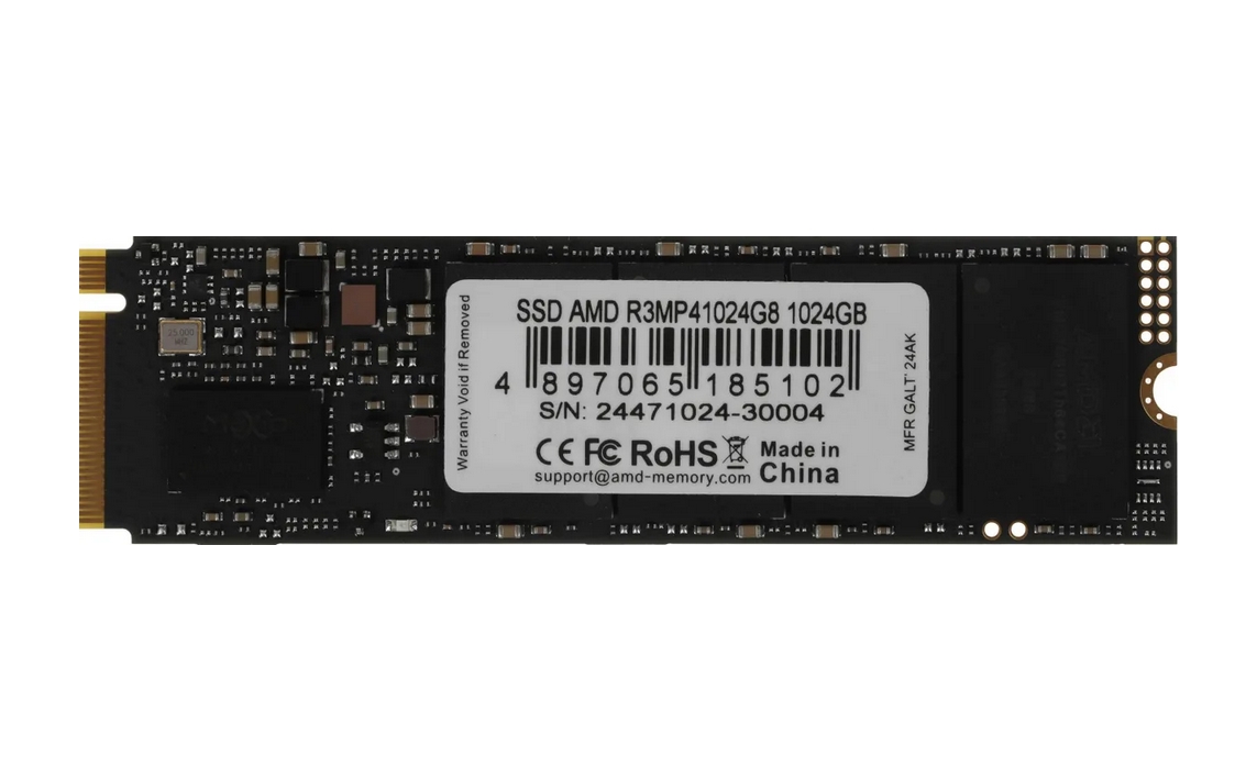 AMD Radeon M.2 PCIe 4.0 2280 1024GB, Retail (R3MP41024G8)