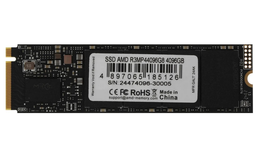 AMD Radeon M.2 PCIe 4.0 2280 4096GB, Retail (R3MP44096G8)