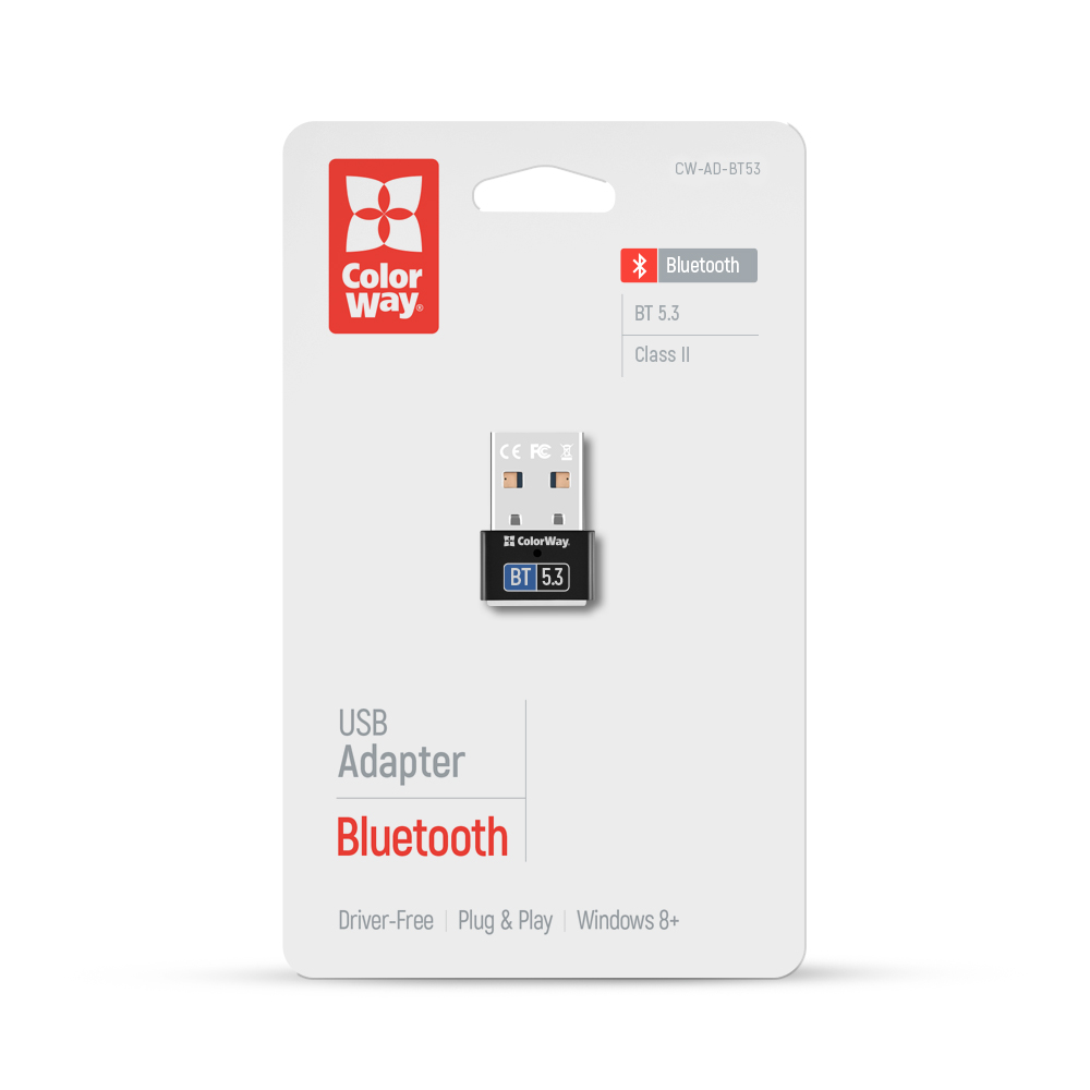 ColorWay Bluetooth Adaptér BT 5.3 USB (CW-AD-BT53)