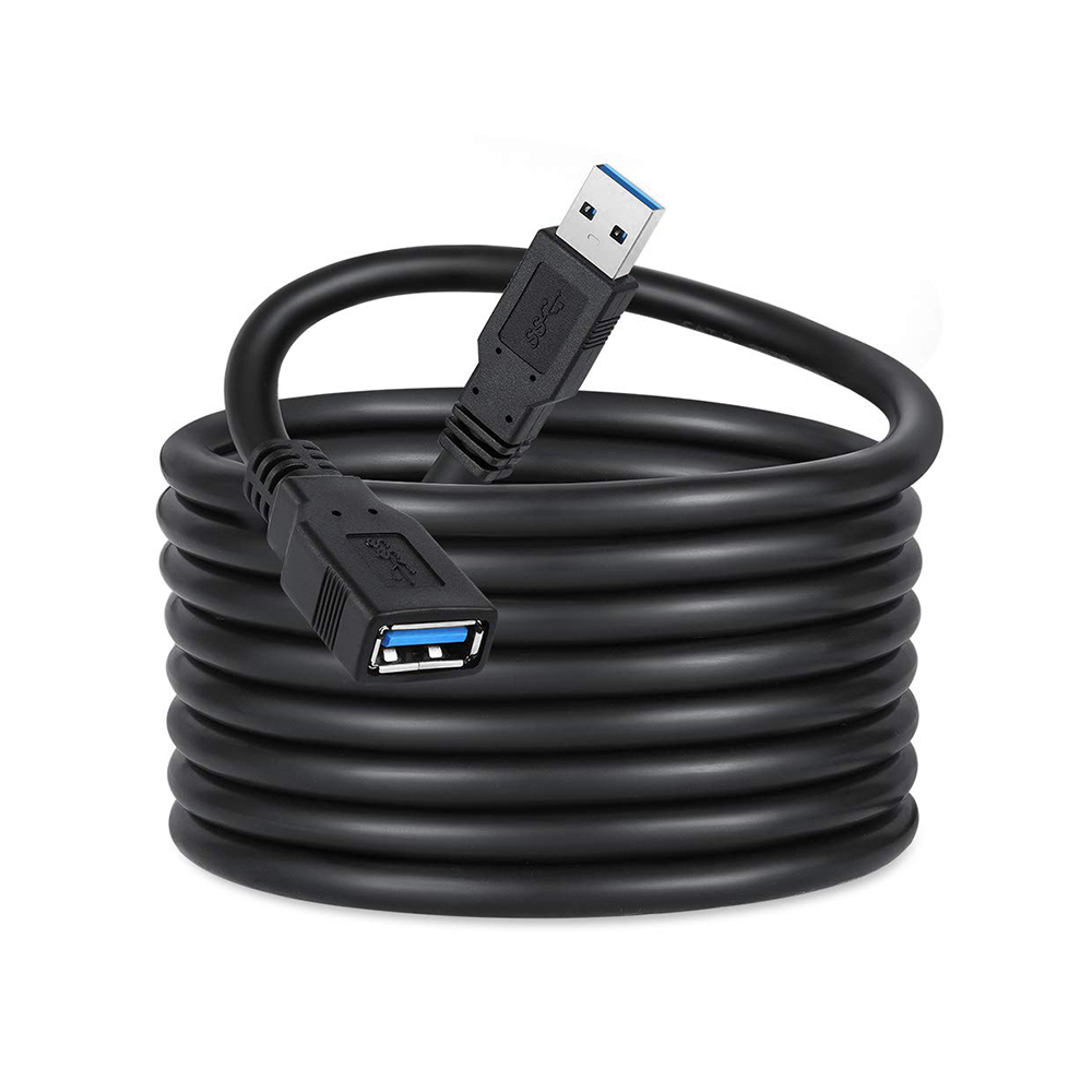 Predlžovací kábel ColorWay USB 3.0 AM/AF, 1,8 m čierny (CW-CBUF075-BK