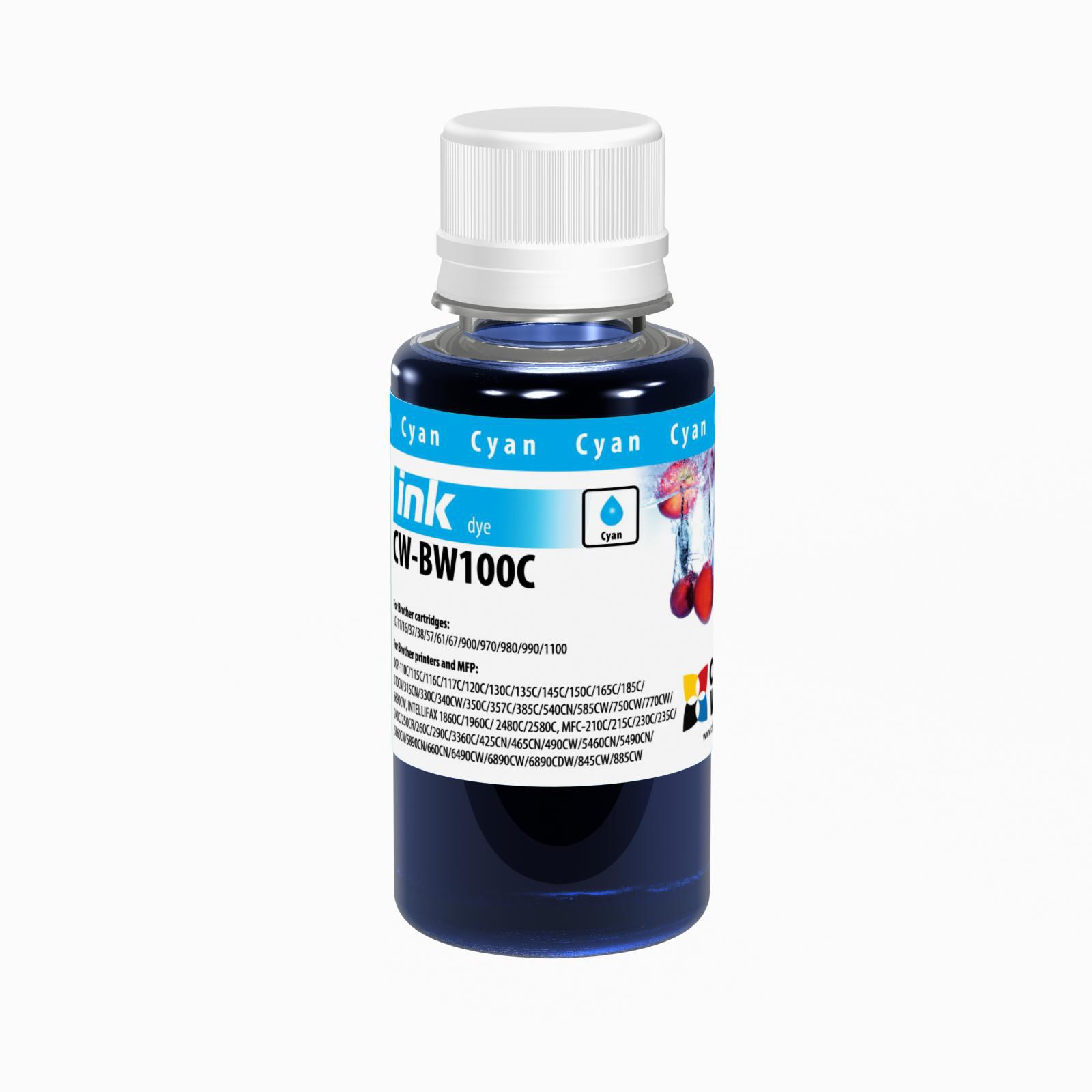 

ColorWay Atrament Brother Cyan 100ml - univerzálny