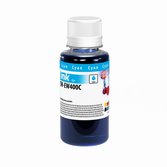 ColorWay Atrament Epson Cyan - 100ml (pre 4-farebné tlačiarne)