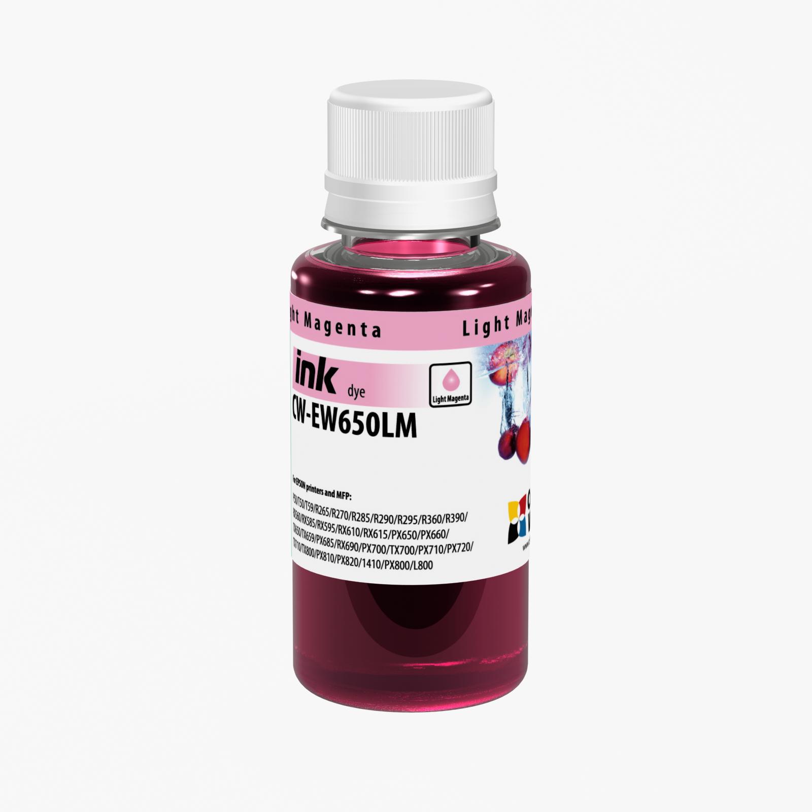 ColorWay Atrament Epson LightMagenta - 100ml (pre 6-farebné tlačiarne)