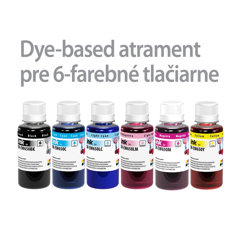 ColorWay Atrament EPSON 6x100ml - dyebased