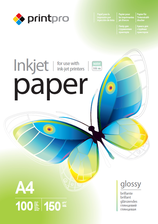 Fotopapier PrintPro Vysoko lesklý 150g/m²,100ks,A4 (PGE150100A4)