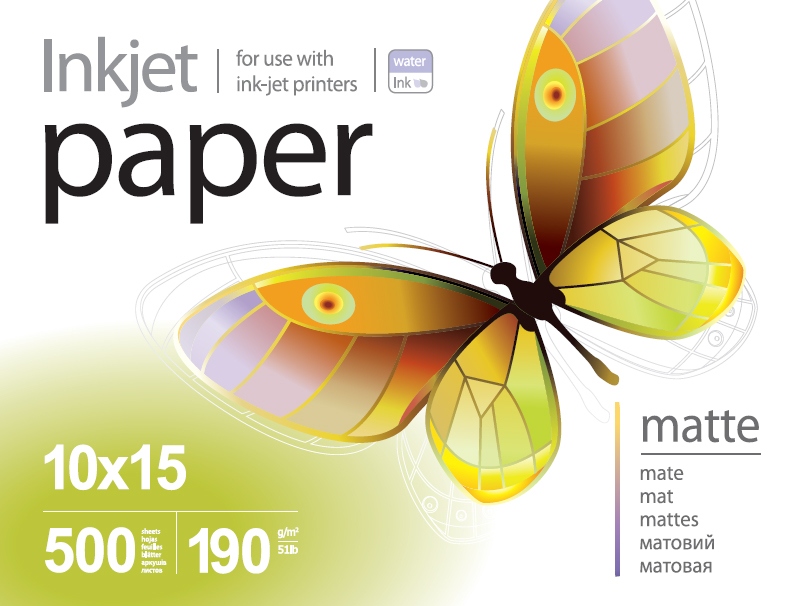 Fotopapier PrintPro matný 190g/m²,500ks,10x15