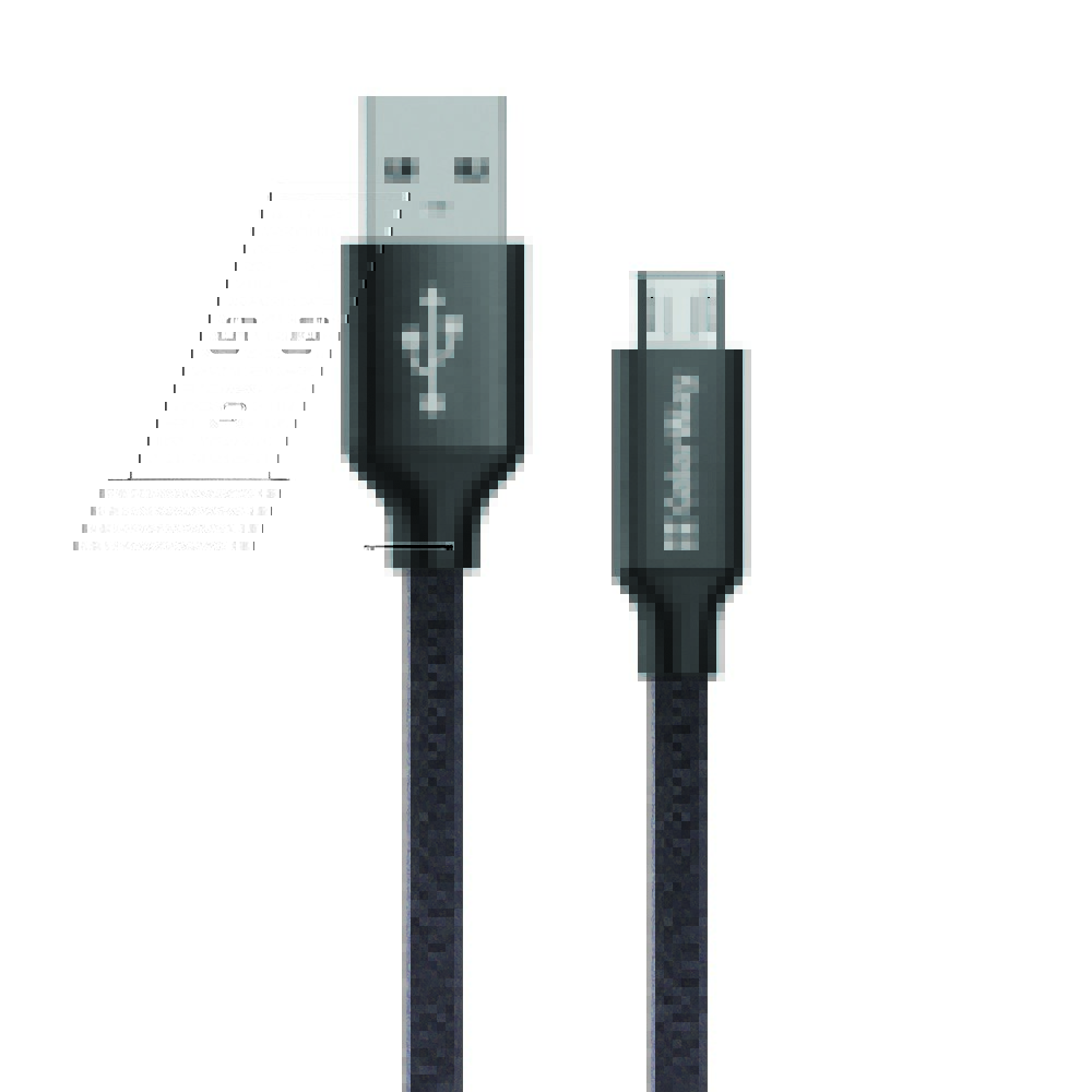 

ColorWay Kábel USB MicroUSB 2.1A 1m - čierny